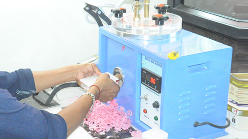 Rubber Mould and Wax Pieces